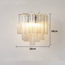 Axyaa 3 Tier Glass Tube Wall Light Fixture French Design ucwords