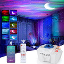 Axyaa Galaxy Star Projector LED Night Light with Bluetooth Speaker & Remote Control