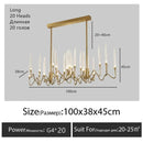 Axyaa Crystal Bubble LED Chandelier for Home, Bar, and Restaurant