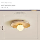 Axyaa Japanese Style Yellow Cave Stone Wall Lamp for Home Decoration