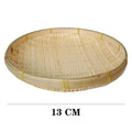 Axyaa Handmade Bamboo Sieve Raft Dustpan Bread Basket Storage Organizer