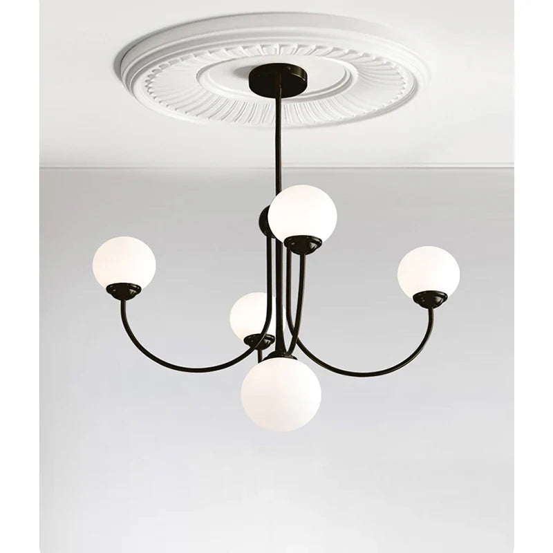 Axyaa Modern Living Room Chandelier, American & French Style, Simple & Fashionable Design