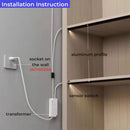 Axyaa LED Shelf Edge Aluminum Profile for Ultra-thin Backlighting