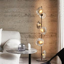 Axyaa Luxury Glass Floor Lamp for Elegant Living Space