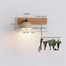 Axyaa LED Wall Lights: Mid Century Modern, Pull Chain Switch, Adjustable Angle, Living Room, Bedside Lamps