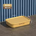 Axyaa Rectangular Storage Box with Lid - Household Closet Organizer