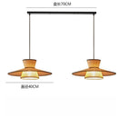 Axyaa Wabi Sabi Hanging Chandelier - Retro Pendant Lamp for Dining Room