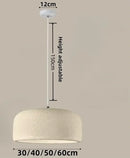 Axyaa Minimalist Wabi Sabi LED Pendant Lamp for Bar Restaurant Chandeliers Décor