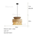 Axyaa Handmade Hemp Rope Pendant Light For Restaurant Bar Cafe Vintage Chandelier