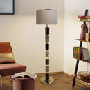 Axyaa Modern Luxury Gold Black Marble Floor Lamp, Nordic LED Standing Light for Home Office