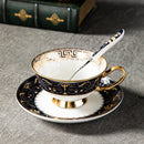 Axya Elegant Bone Coffee Cup Set for New Year & Christmas Gift.