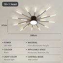 Axyaa Fireworks LED Ceiling Light: Luxury Chandelier for Home, Restaurant, Hotel Lobby