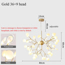 Axyaa Firefly Nordic Chandelier Pendant Lamp, Modern LED Lights for Home Decor