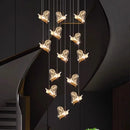 Axyaa Modern LED Ceiling Chandelier for Bedroom and Dining Room