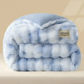 Axyaa Warm Rabbit Plush Quilt for Maternal & Infant, Thick Milk Plush, Winter Sleep Essential.