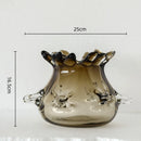 Axyaa Ceramic Vase Bow Tie Bouquet | Home Decoration & Terrarium Handicrafts