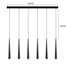 Axyaa Cone Bar Pendant Light: Simple Modern Restaurant Hanging Lamp