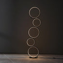 Axyaa Nordic Modern LED Ring Floor Lamp for Home Living Room Decor