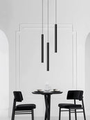 Axyaa Modern Cylindrical LED Chandelier Fixture for Villa Staircase