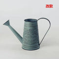 Axyaa Metal Flower Vase Galvanized Finish Rustic Flower Jug for Indoor and Outdoor Decor