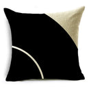Axyaa Geometric Stitching Pillowcase in 40*40cm/45*45cm/50*50cm