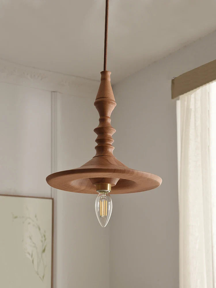 Axya Retro Wooden Art Pendant Lamp for Bar, Restaurant, Bedroom.