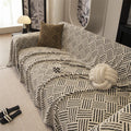 Axyaa Warm Fleece Sofa Cover: Anti-Slip, All-Inclusive, Large Blanket