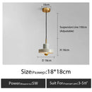 Axyaa Marble Pendant Light Nordic Bedroom Chandelier