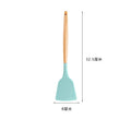 Axyaa Silicone Cooking Spatula Turner with Wooden Handle - Home Kitchen Utensil