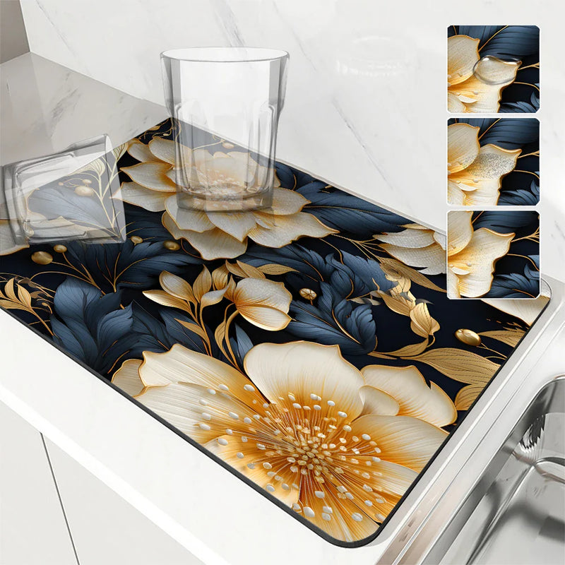 Axyaa Branches Draining Mat