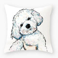 Axyaa Dog Yorkie Pug Cute Pillowcase Sofa Bedroom Decoration