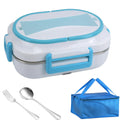 Axyaa Electric Heating Lunch Box 1L Warmer Container 110V 220V 24V 12V