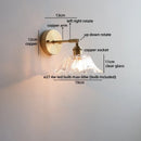 Axyaa Glass LED Wall Lamp for Shower Living Room Kitchen Bathroom Above Mirror
