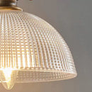 Axyaa Old Copper Wall Light with Clear Glass Shade for Home Décor.