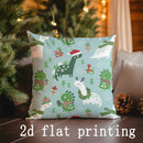Axyaa Christmas Cartoon Pillowcases - Festive Home Decor Cushion Cover