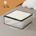 Axyaa Clear Window Clothes Storage Bag, Large Capacity Wardrobe Organizer