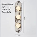 Axyaa Marble Round Bulb Wall Lamp LED for Living Room, Bedroom & Home Decor
