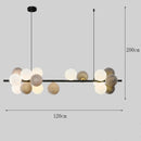 Axyaa Modern Dine Room Pendant Lights LED Chandelier Indoor Ceiling Lamp
