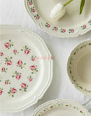 Axyaa 8 inch Exquisite Steak Dinner Plate Breakfast Cake Dim Sum Dessert Plate