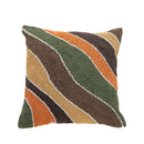Axyaa Sunset Mountain Moon Plant Abstract Tufted Pillow Cover Cozy Decor Geometric Art