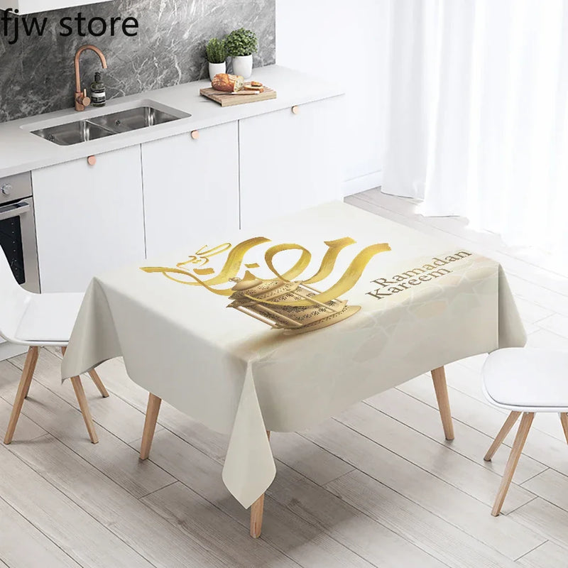 Axyaa Ramadan Kareem Mosque Theme Tablecloth