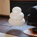 Axyaa Noguchi Table Lamp White Rice Paper Desk Light for Bedroom Living Room