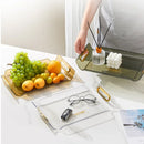 Axyaa Decorative Plastic Tray Serving Organizer Bread Box Home Decoration