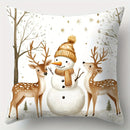 Axyaa Golden Christmas Series Pillowcase Set - 4pcs, 17.7" x 17.7"