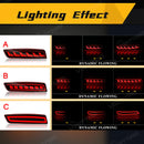 Axyaa LED Rear Bumper Reflector Lights For Toyota Corolla Altis & Lexus GS250 ES250
