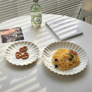 Axya Pure White Ceramic Plate Set for Home Tableware and Kitchen Plates