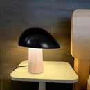 Axyaa Wood Grain Mushroom Table Lamp LED Light Art Decor Lighting