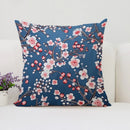 Axyaa Japanese Cherry Blossom Pillowcase 40x40 Covers for Bed and Living Room