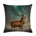 Axyaa Fairy Girl Linen Pillowcase for Home Decor 45X45CM