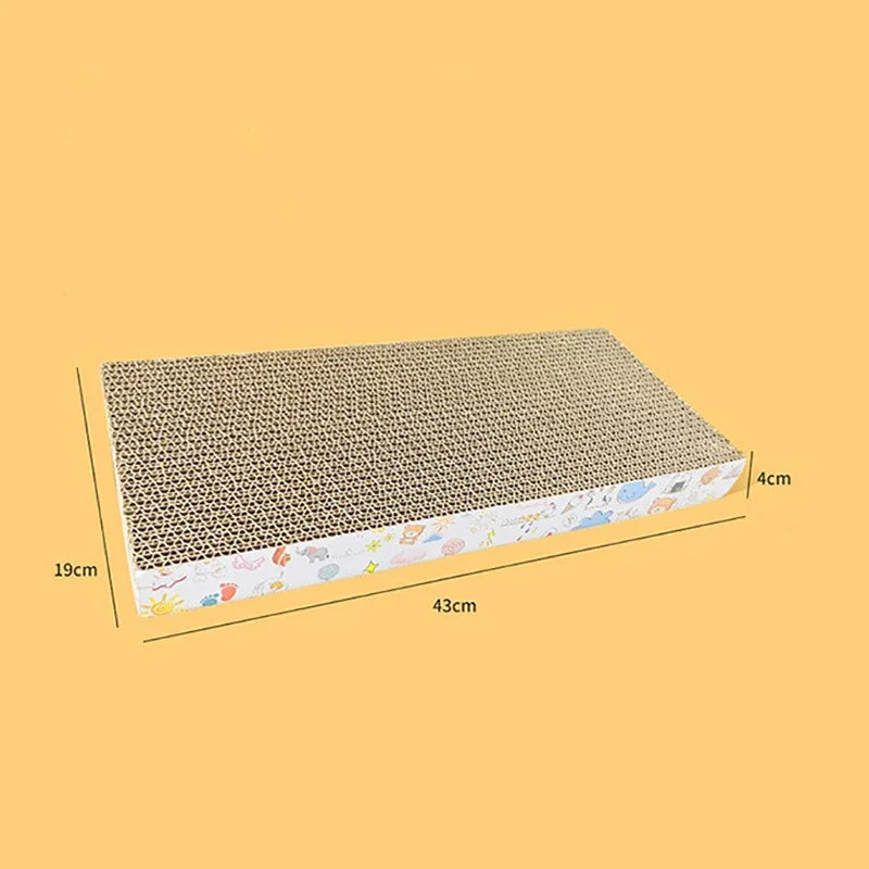 Axyaa Cat Scratch Board: Durable Corrugated Furniture Bed for Cats